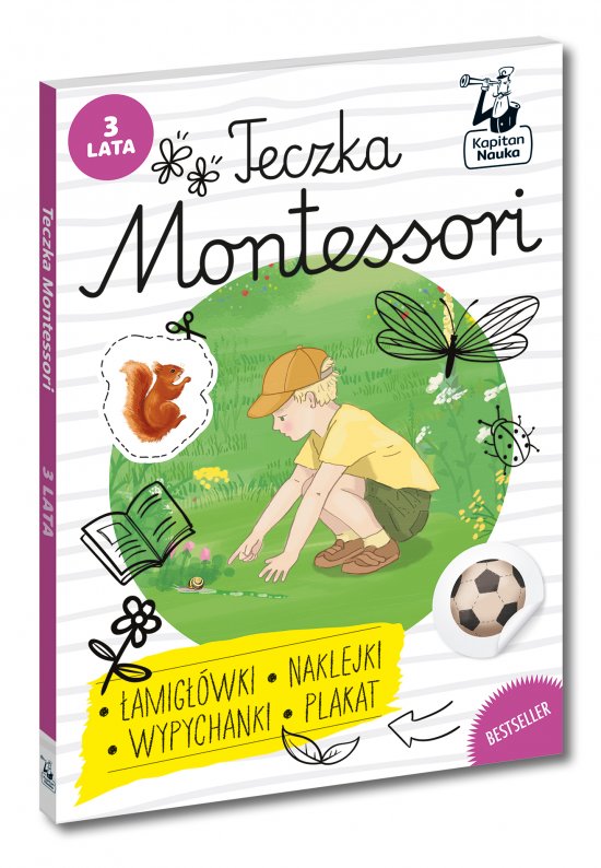 Teczka Montessori. 3 lata. Kapitan Nauka