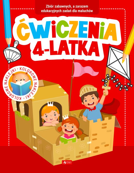 �wiczenia 4-latka z naklejkami