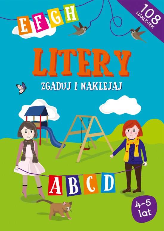 Litery. Zgaduj i naklejaj