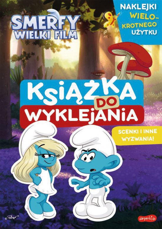 Smerfy. Wielki Film. Ksi��ka do wyklejania