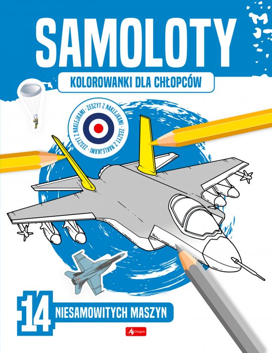 Kolorowanki dla ch�opc�w. Samoloty