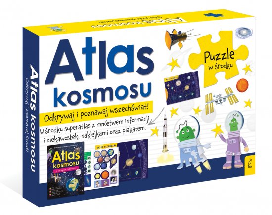 Pakiet Atlas kosmosu: Atlas w zestawie z map� i puzzlami