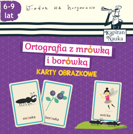 Karty obrazkowe Ortografia z mr�wk� i bor�wk� (6-9 lat)