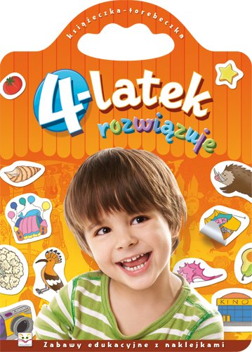 Ksi��eczka torebeczka. 4-latek rozwi�zuje