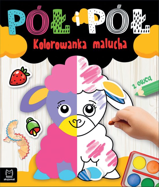 P� i p�. Kolorowanka malucha z owc�