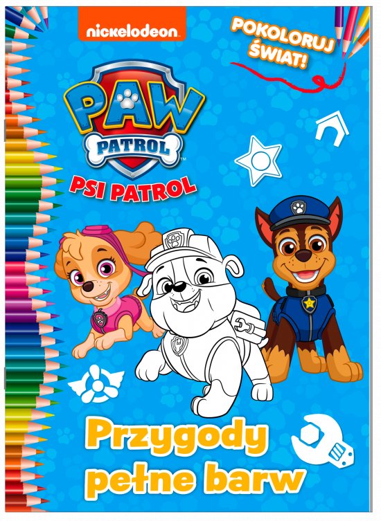 Psi Patrol. Pokoloruj �wiat. Przygody pe�ne barw