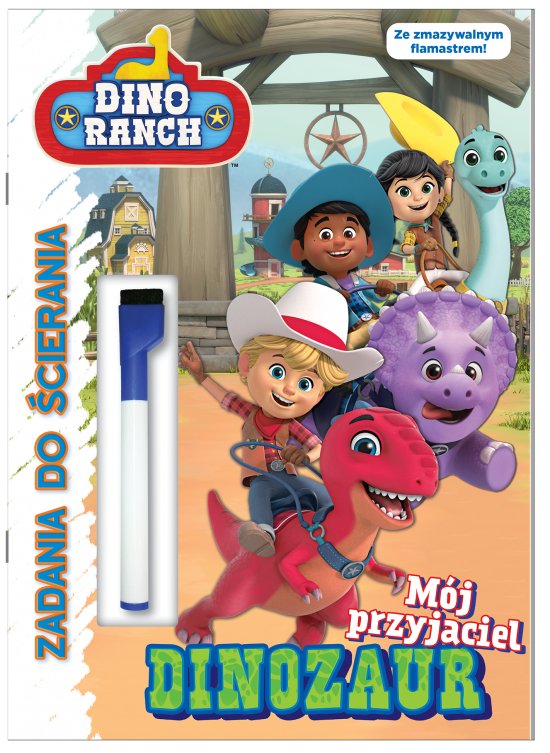 Dino ranch Zadania do �cierania cz. 1 M�j przyjaciel DUNOZAUR