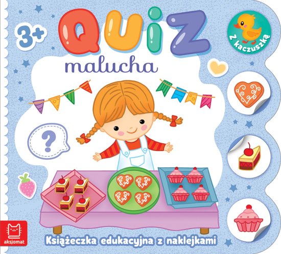 Quiz malucha. Ksi��eczka edukacyjna z naklejkami z kaczuszk� 3+