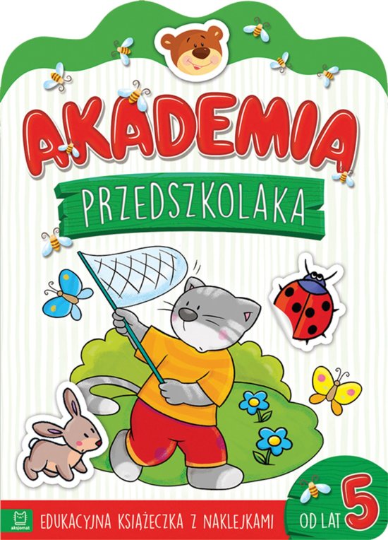 Akademia przedszkolaka od 5 lat. Edukacyjna ksi��eczka z naklejkami