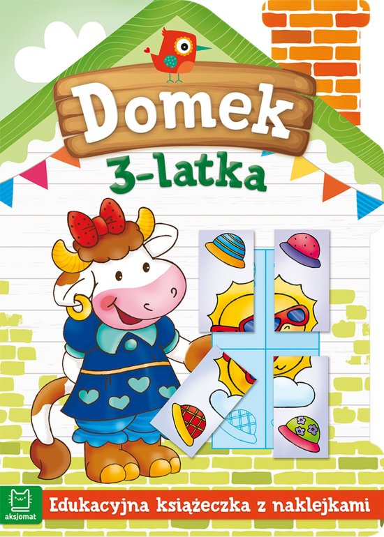 Domek 3-latka. Edukacyjna ksi��eczka z naklejkami