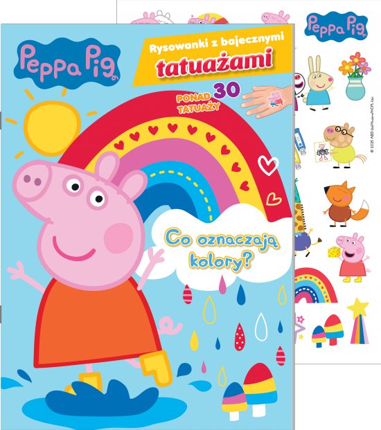Peppa Pig. Rysowanki z bajecznymi tatua�ami. Co oznaczaj� kolory?