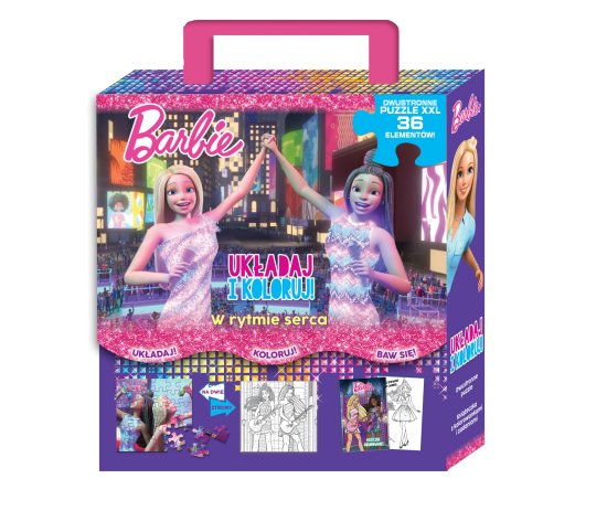 Barbie. Uk�adaj i koloruj. W rytmie serca