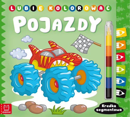 Lubi� kolorowa�. Pojazdy. Kredka segmentowa
