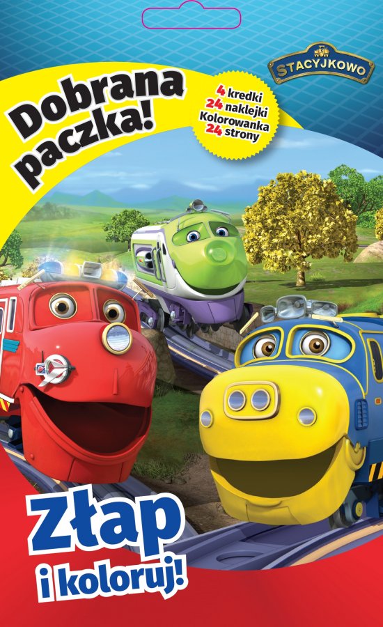 Dobrana Paczka. Z�ap i koloruj. Stacyjkowo