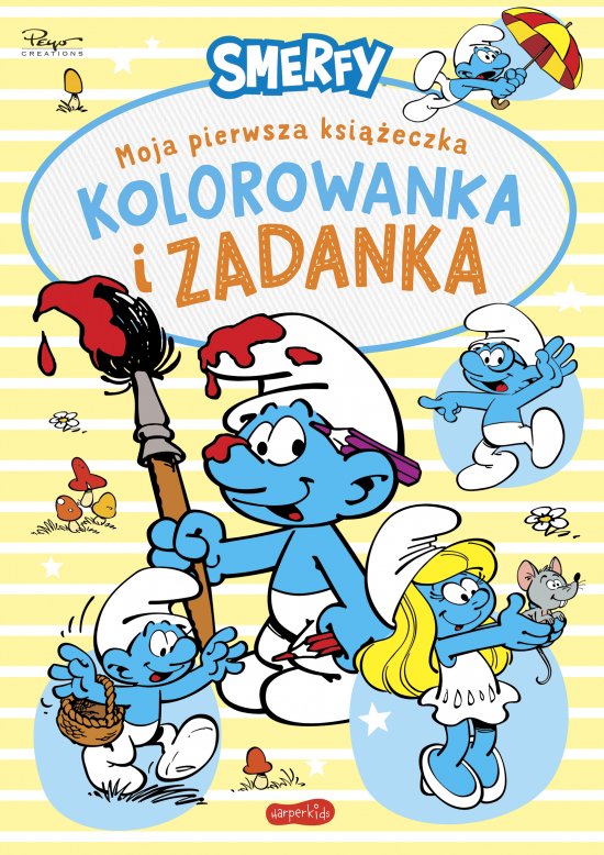 Smerfy. Moja pierwsza ksi��eczka. Kolorowanka i zadanka