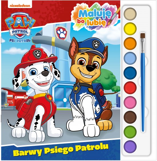 Psi Patrol. Maluj�, bo lubi�. Barwy Psiego Patrolu