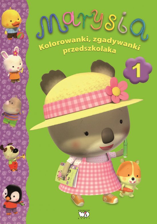 Marysia. Kolorowanki, zgadywanki przedszkolaka 1