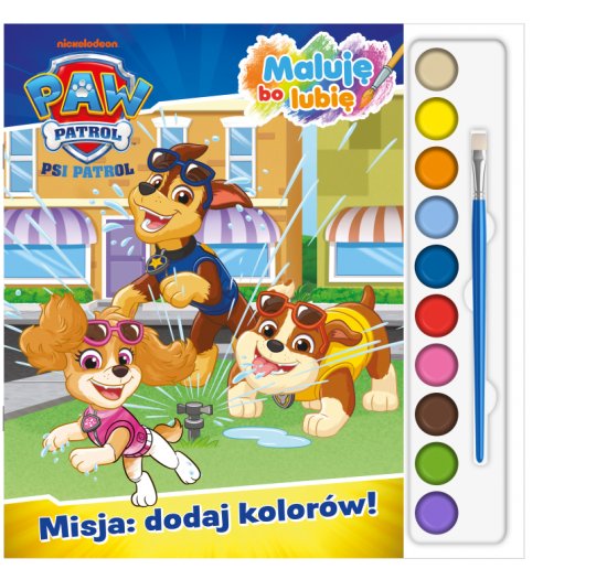 Psi Patrol. Maluj� Bo Lubi�. Misja: dodaj kolor�w!