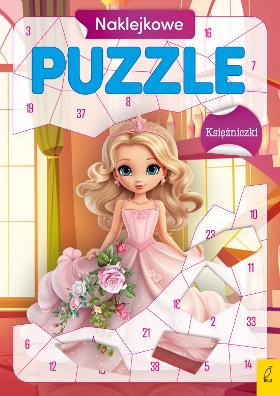 Naklejkowe puzzle. Ksi�niczki