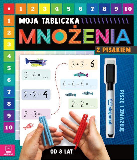 Moja tabliczka mno�enia z pisakiem. Pisz� i zmazuj� od 8 lat