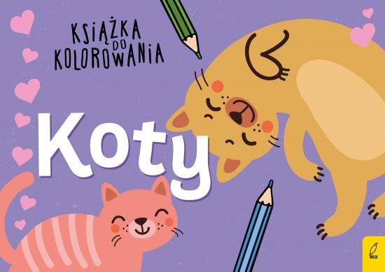 Ksi��ka do kolorowania. Koty