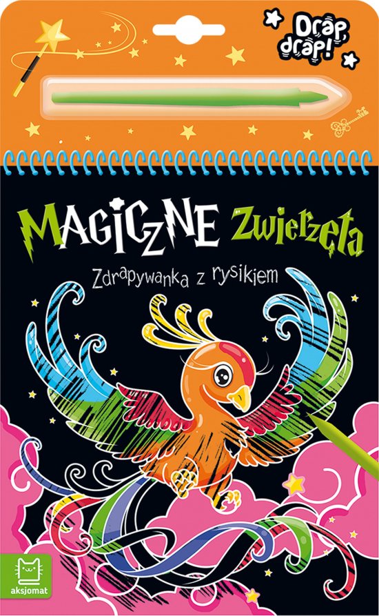Magiczne zwierz�ta. Zdrapywanka z rysikiem