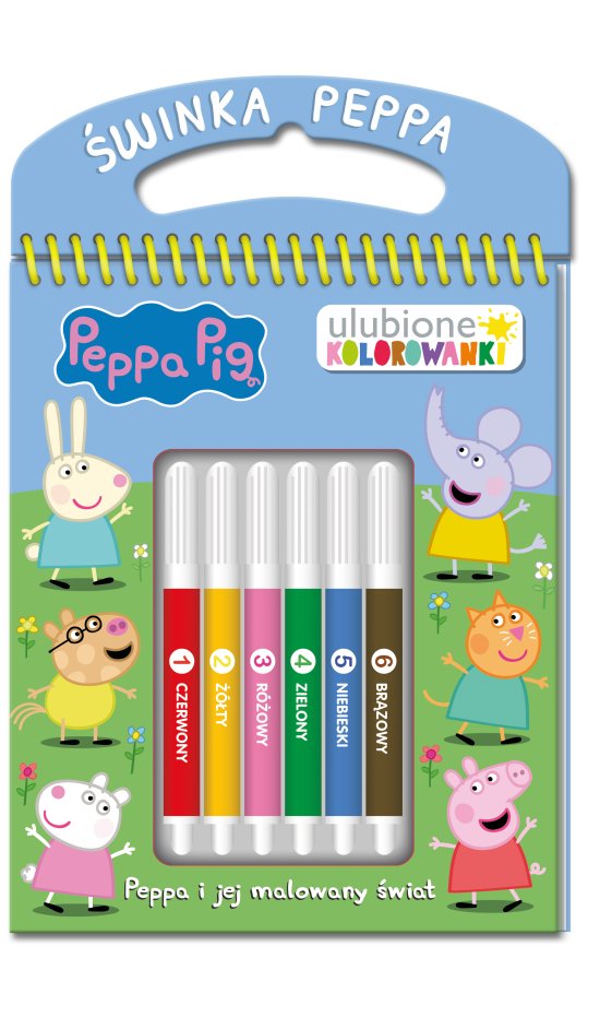 Peppa Pig Ulubione kolorowanki cz. 1 Peppa i jej malowany �wiat