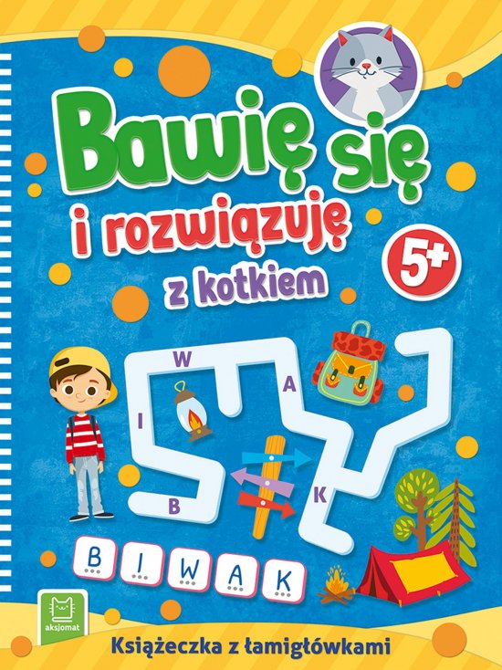 Bawi� si� i rozwi�zuj� z kotkiem. 5+