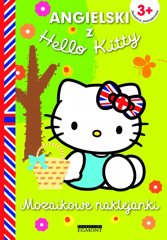 Mozaikowe naklejanki. Zielone. Hello Kitty