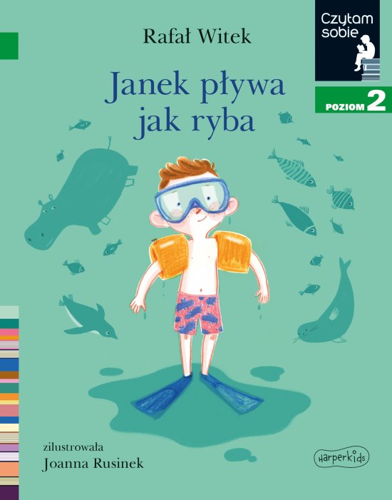 Janek p�ywa jak ryba. Czytam sobie. Poziom 2