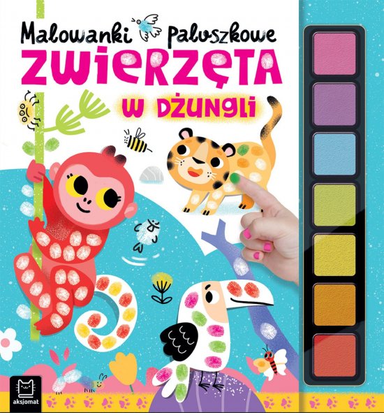 Malowanki paluszkowe. Zwierz�ta w d�ungli