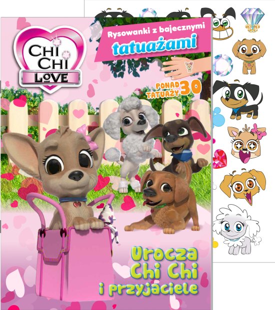 Chi chi love. Rysowanki z bajecznymi tatua�ami cz. 1 Urocza Chi Chi i przyjaciele