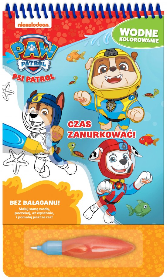Psi Patrol. Wodne kolorowanie. Czas zanurkowa�!