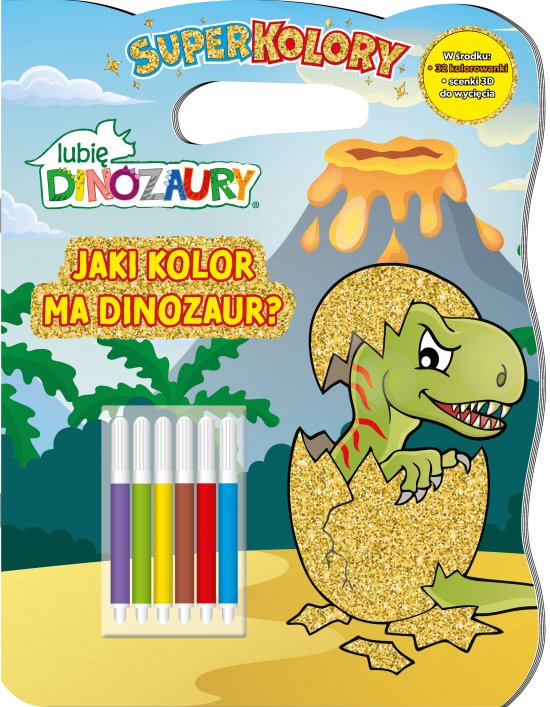 Lubi� Dinozaury. Superkolory. Jaki kolor ma dinozaur?