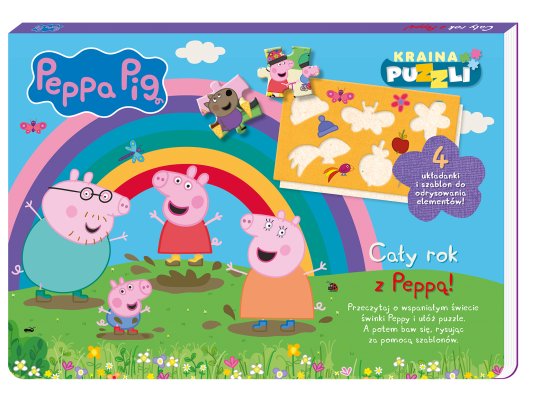 Peppa Pig. Kraina puzzli. Ca�y rok z Pepp�