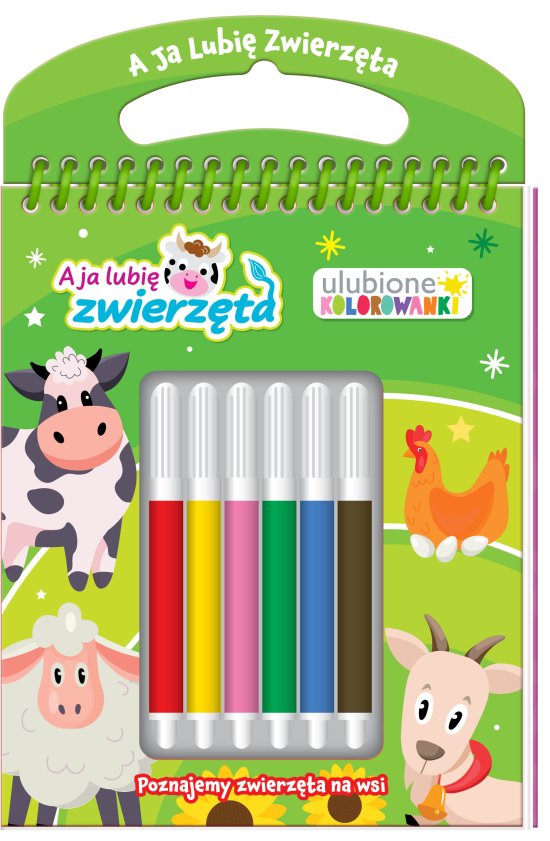 A ja lubi� zwierz�ta. Ulubione kolorowanki cz. 1 Poznajemy zwierz�ta na wsi