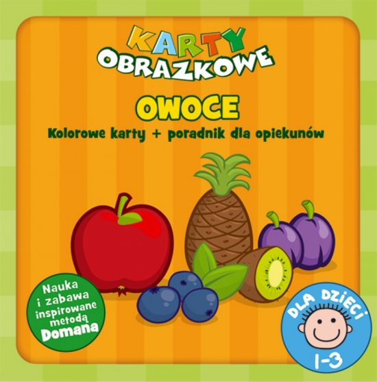 Karty obrazkowe dla dzieci - Owoce