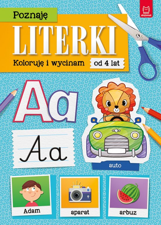 Poznaj� literki. Koloruj� i wycinam