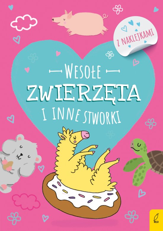 Koloruj�.Weso�e zwierz�ta i inne stworki. Zwierz�ta, Flamingi, Stworki-Potworki