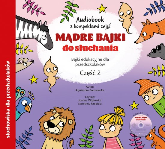 M�dre bajki do s�uchania cz. 2. Audiobook CD + konspekty