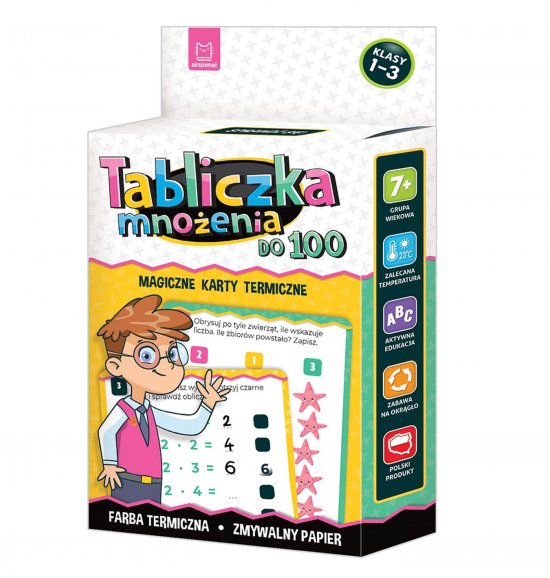 Tabliczka mno�enia do 100. Magiczne karty termiczne