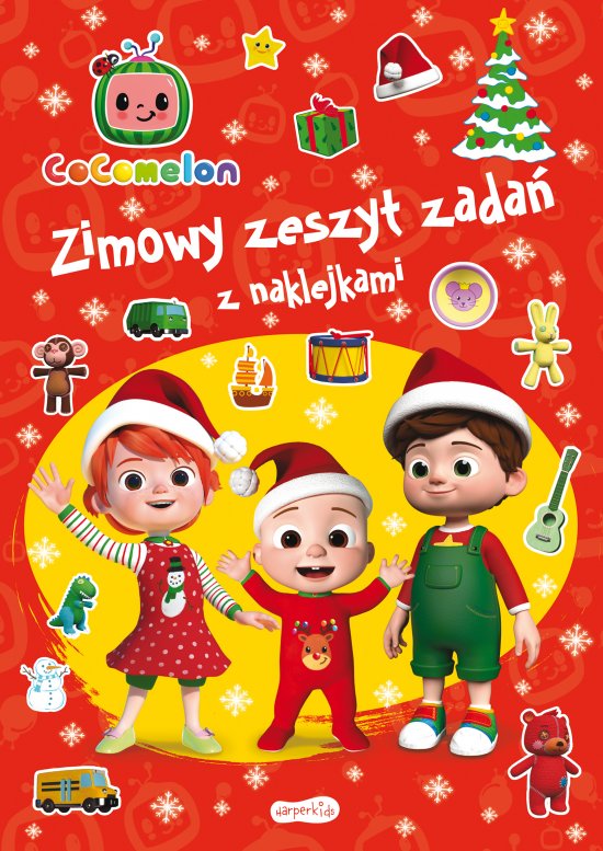Cocomelon. Zimowy zeszyt zada� z naklejkami