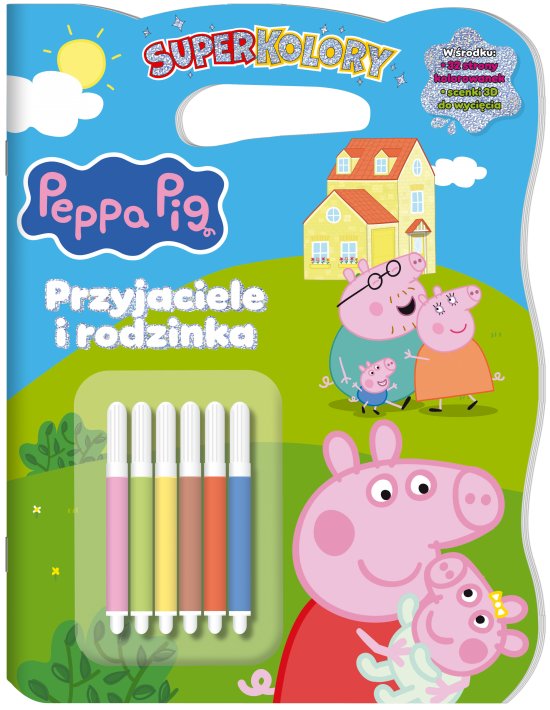 Peppa Pig. Superkolory. Przyjaciele i rodzinka