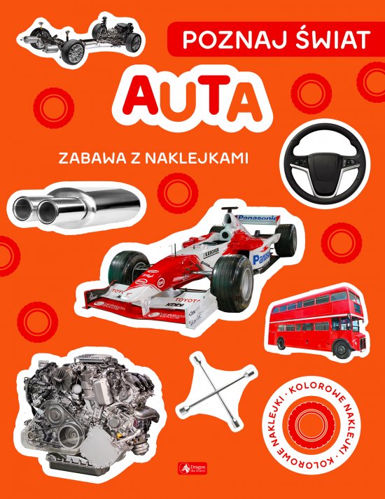 Poznaj �wiat. Zabawa z naklejkami. Auta