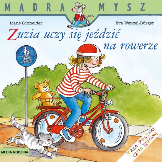 M�dra Mysz. Zuzia uczy si� je�dzi� na rowerze