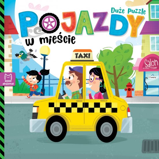 Pojazdy w mie�cie. Du�e puzzle