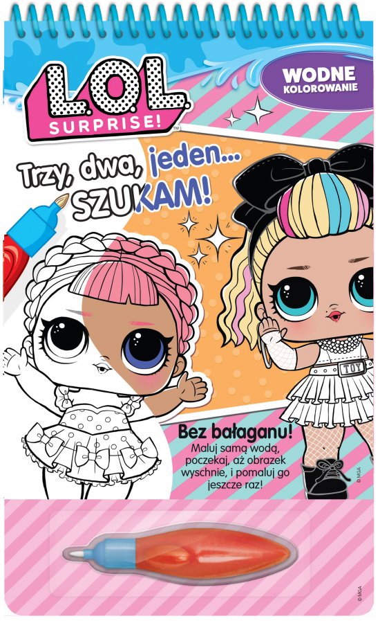 L.O.L. Surprise! Wodne kolorowanie. Trzy, dwa, jeden... Szukam!