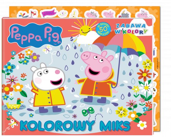 Peppa Pig. Zabawa w kolory. Kolorowy miks