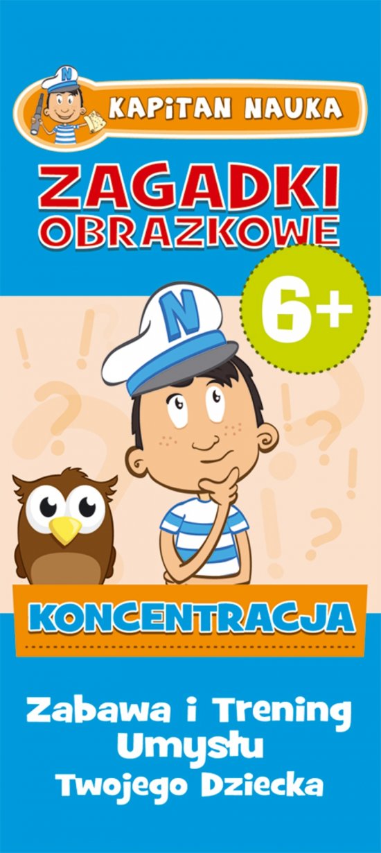 Kapitan Nauka Zagadki obrazkowe Koncentracja 6+ (od 6 lat)