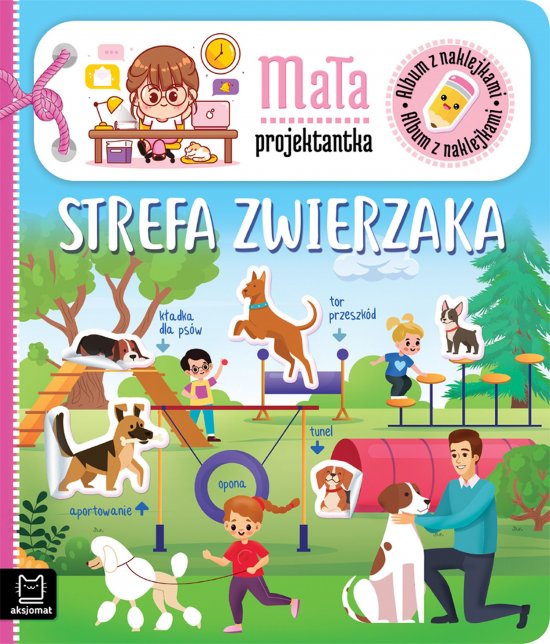 Album z naklejkami. Ma�a projektantka. Strefa zwierzaka